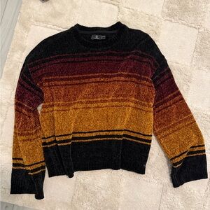 Volcom Black and Red Striped Sweater